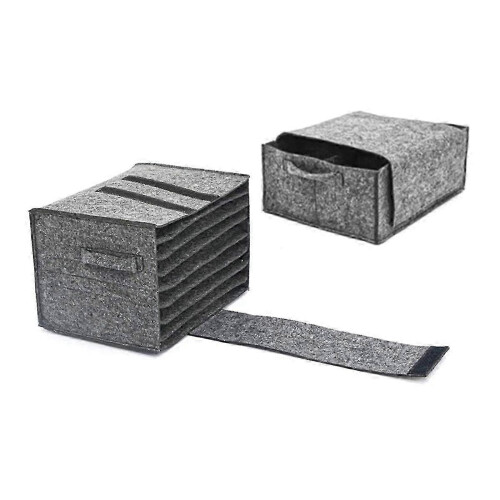 Juego de 2 portavasos de fieltro para camping.