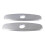 2PCS Loch Abdeckung Deck Platte Pull Down Wasserhahn Platte Edelstahl Einfache Wartung Anti Leckage 1