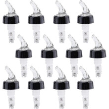 12-pack automatisk uppmätt flaskhällare, 30 ml stångpipar som inte läcker, Quick Shot Spirit Measure