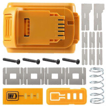 Battery Replacement Plastic Case suitable for DeWalt 20V DCB201,DCB203,DCB204,DCB200 18V Li-Ion Battery