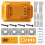 Battery Replacement Plastic Case suitable for DeWalt 20V DCB201,DCB203,DCB204,DCB200 18V Li-Ion Battery 1