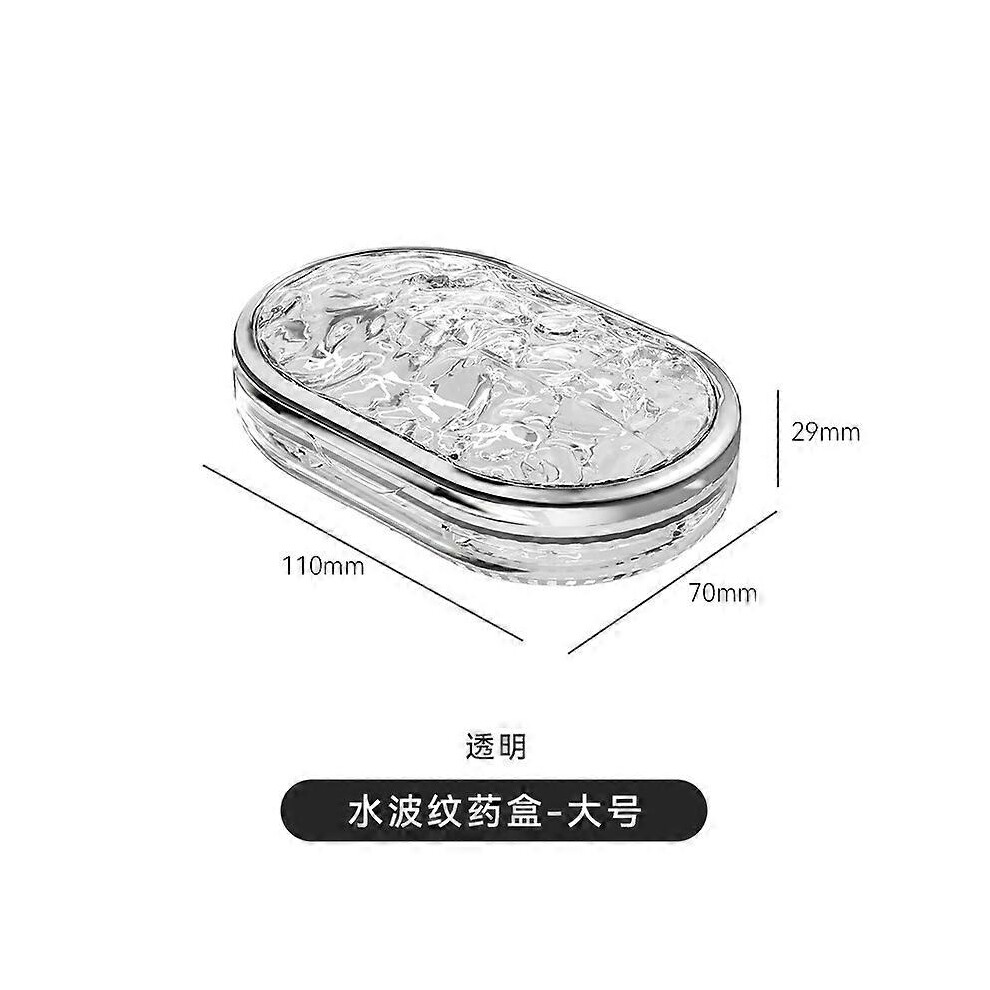 Portable medicine box, medicine packing box, mini plastic storage box, medicine box.