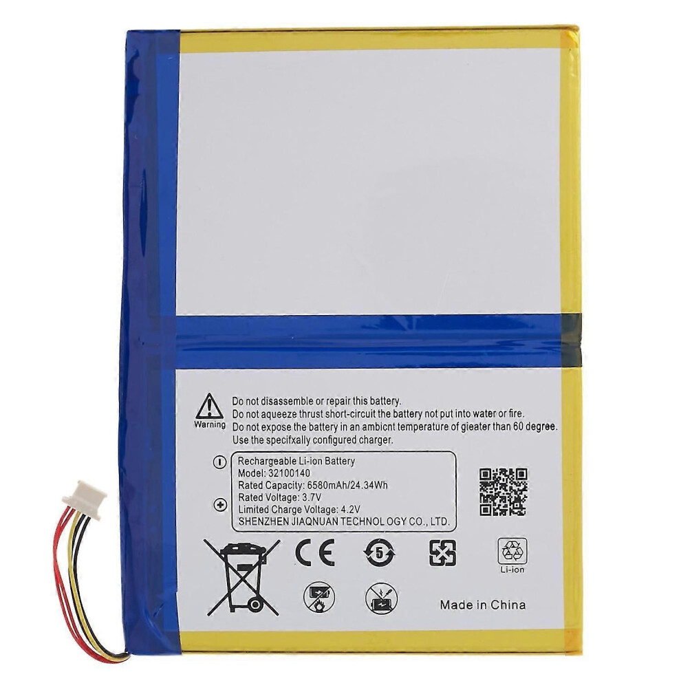 Suitable For Blackview Tab 8 3.80V 6580Mah Li-Ion Battery Assembly Part (Encode: 32100140) (Without 9421490160004