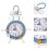 Mediterranean Style Anchor Clock Beach Theme Clock Sailing Ship Wheel Steering Wheel Decoration 2