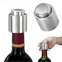 Lot de 2 bouchons de bouteille de vin avec joint sous vide, scellant pour cave à vin, économiseur d'air