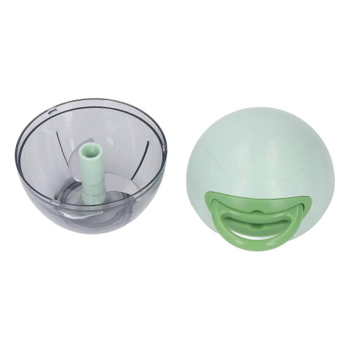 Manuell Vitlökshackare Multifunktionell Mini Hand Pull String Vitlöksfärs Matberedare för Home Jade