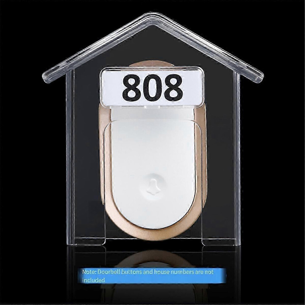 Wireless Doorbell Waterproof Cover Transparent Plastic Rain Protection Cover Doorbell Protective Cover 9421490160912