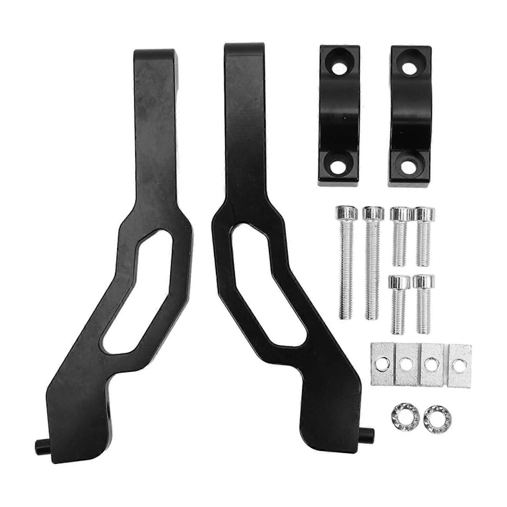 Snowmobile Sentinel Handguard Mount Brackets Kit Aluminum Replacement For Polaris 600 800 850 Black 9421490179471