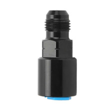 EFI Adapter AN Male Quick Disconnect Black Anodized 6061T6 Aluminum Alloy Push On Fitting AN63/8in