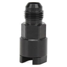 EFI Adapter Quick Disconnect Aluminum Alloy Black Anodized Waterproof AN Male Push On Fuel Line Fitting