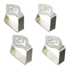 4 stuks roestvrijstalen tafelkleedklemmen, verstelbare tafelkleedhouderklemmen voor thuis, bruiloft,