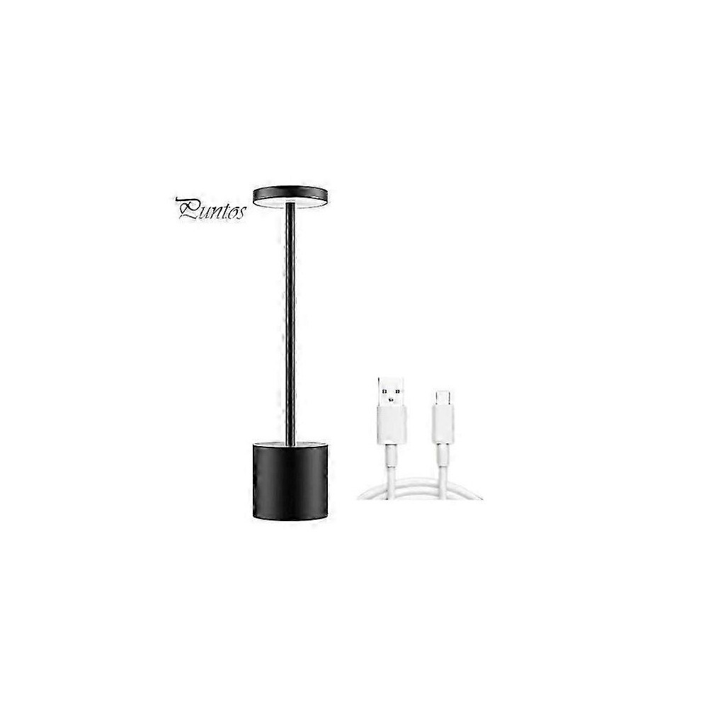Cordless Table Lamp 3 Color Temperatures Stepless Dimmable Touch Control Battery Operated Portable Wireless 9421490163135