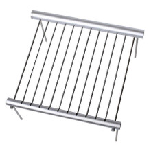 1 stuk draagbare opvouwbare roestvrijstalen barbecuegrill voor buiten, mini antiaanbakmat, bakplaat