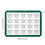 Tapis de cuisson en silicone avec plaque de cuisson antiadhésive, tapis de cuisson réutilisable pour 2
