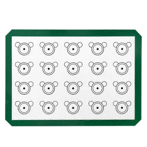 Tapis de cuisson en silicone avec plaque de cuisson antiadhésive, tapis de cuisson réutilisable pour