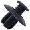30x 8mm Auto Clips Fit For Front Push-Type Retainer Clips Black 1