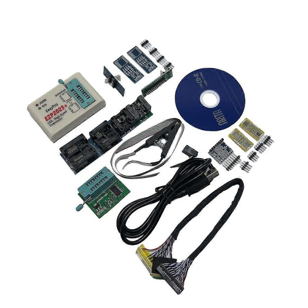 Ezp2023 Usb Spi Programmer With 12 Adapter Support 24 25 93 95 Eeprom Flash Bios Compiler Highest P-Cxdt 9421490184338