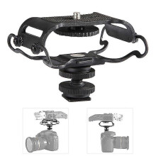 BOYA BY-C10 mikrofonstötfäste för zoom H4n/H5/H6 Sony Tascam DR-40 DR-05 inspelare Anti-Vibratio