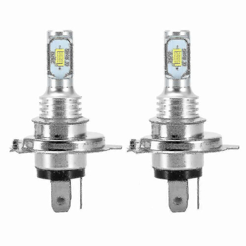 2 X H4 9003 Hb2 6000k Super White Csp Led Headlight Bulb Kit