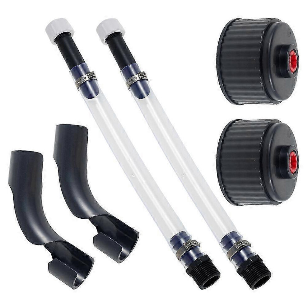Racing Fuel Filler Hose Transparent Pvc Gas Tank Hose Universal Fuels Replacement Jug Cap With Hose 9421490185427