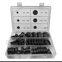 52Pcs 6 Sizes Rubber Grommets for Wiring,Rubber Grommet Kit,Double Sided Round Rubber Plugs-CXDT