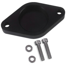 Turbo Resonator Delete Plate for LML 2 6.6L V8 2011-2016 Car Accessories, Black-CXDT