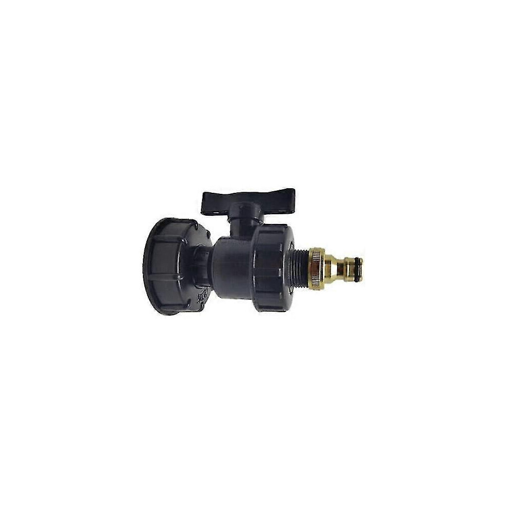 1 Piece Ibc Adapter, S60x6 Ibc Tank Fitting - Barbed Hose Outlet Water Fitting Kit-M 9421490195198