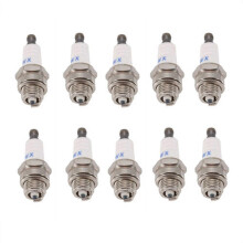 10st minigräsklippare tändstift L7Tc Br2Lm för Stratton-motorer 55Mmx22Mm-CXDT