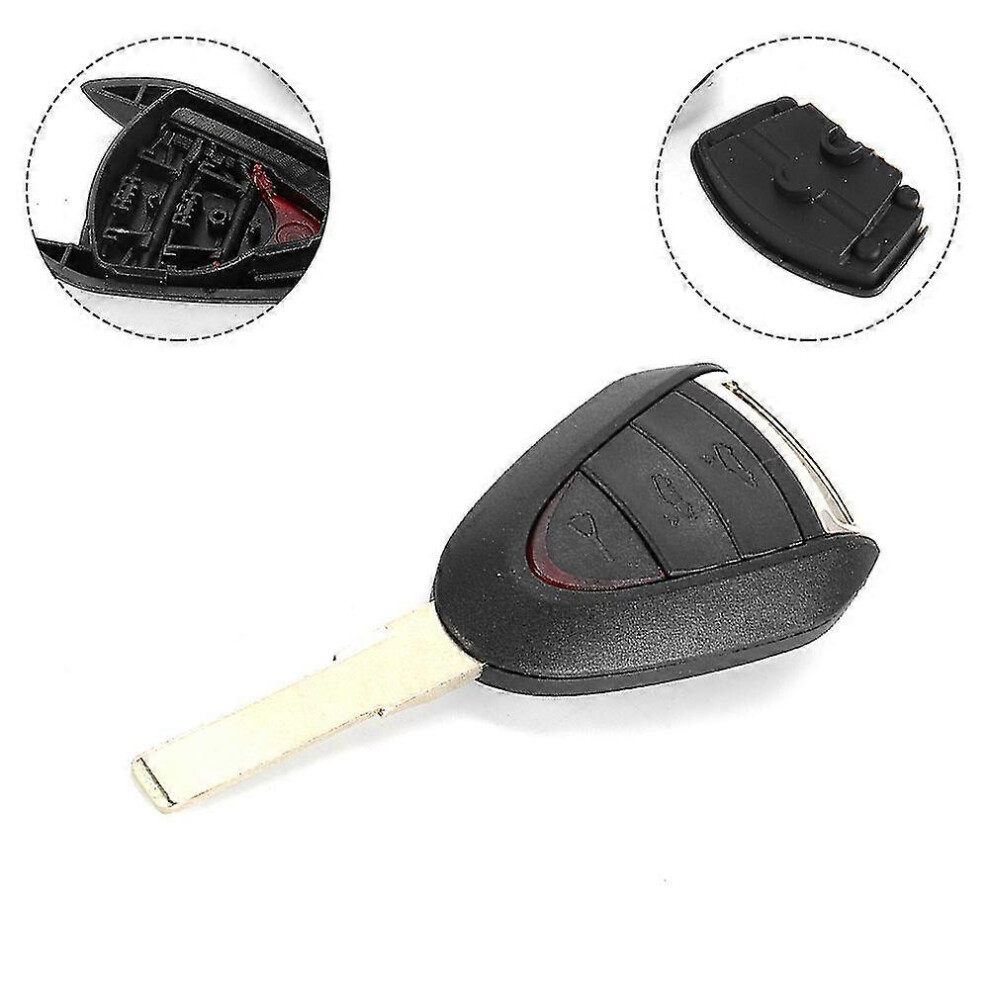 Car Remote Fob Key 3 Buttons Protection Covers For Porsche 911 997 Boxster 987-Am 9421490195822