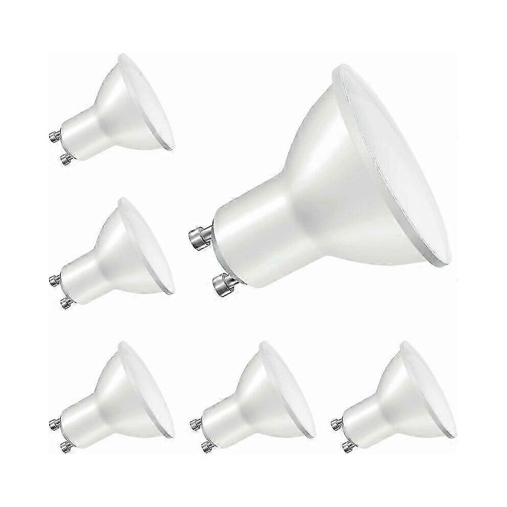 Applicable To 6 Pcs Led Gu10, 40W Halogen Equivalent, 5W 6500K Led Spotlight Bulb, Energy Saving Led White 9421490186820