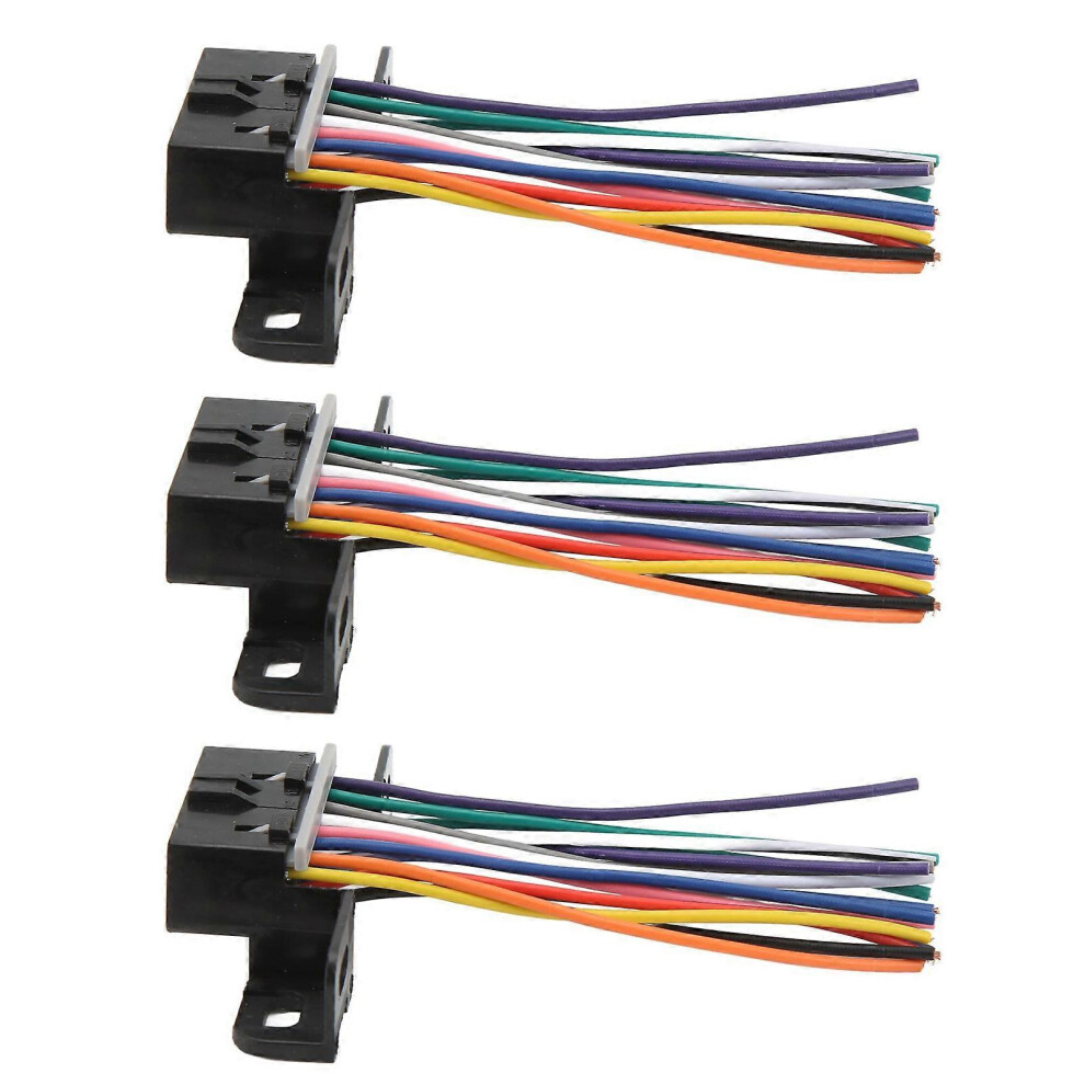 3Pcs 16 Pin Female Obd2 Cable Connector J1962f Diagnostic Cable Adapter For Automotives 9421490196812