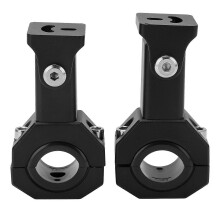 2 st Spotlight Monteringsfäste M5 Bländare 18mm30mm Justerbar Strålkastarhållare för Motocross