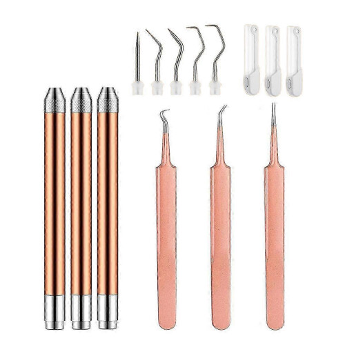 Convient pour les outils de désherbage, ensemble de vinyle avec lumière LED, ensemble de 3 stylos LED