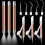 Convient pour les outils de désherbage, ensemble de vinyle avec lumière LED, ensemble de 3 stylos LED 2