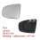 Left Side Rear View Mirror Side Mirror Glass Heated + Adjustment For Bmw X5 E70 2007-2013 X6 E71 E7 2