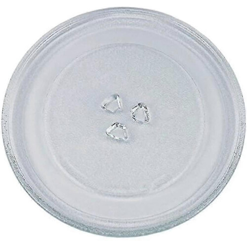 Adecuado para placa giratoria de microondas universal de vidrio con 3 accesorios, 245 mm
