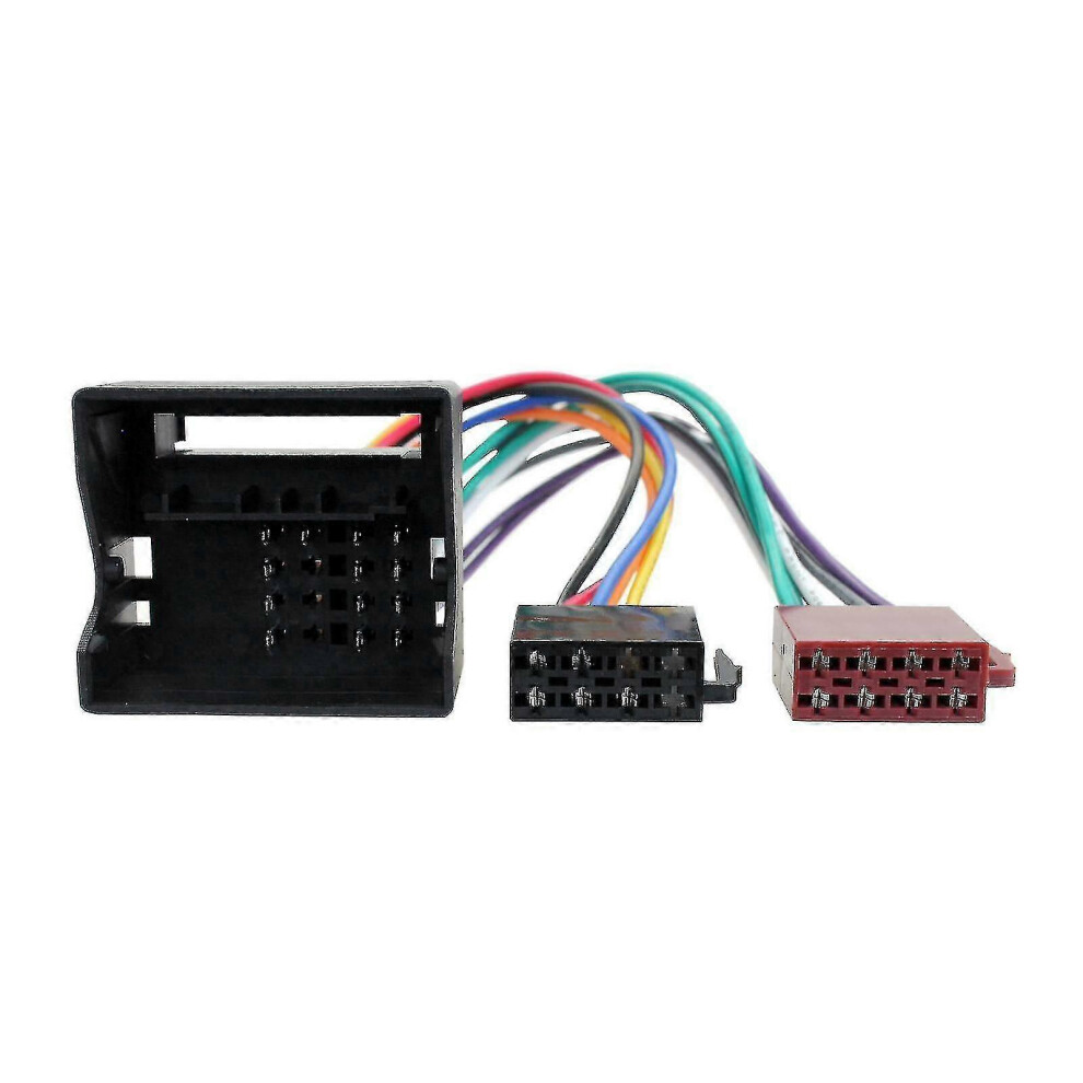 Flat Pin Quadlock To Iso Car Radio Stereo Harness For Bmw Cd Stereo Adaptor Lead 9421490198915