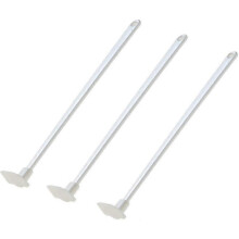 Lot de 3 grattoirs à long manche en silicone pour bouteilles et canettes