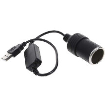 5v 2a USB-poort naar 12v 8w auto-sigarettenaanstekeradapterconverter voor auto