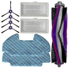 9 Pieces / Set Roller Side Brush Wipe Filter Replacement Compatible Samsung Powerbot-e Vr05r5050wk Vacuum