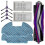 9 Pieces / Set Roller Side Brush Wipe Filter Replacement Compatible Samsung Powerbot-e Vr05r5050wk Vacuum 1