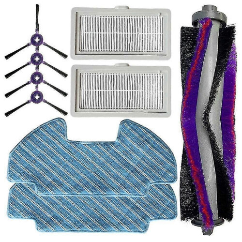 9 Pieces / Set Roller Side Brush Wipe Filter Replacement Compatible Samsung Powerbot-e Vr05r5050wk Vacuum