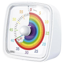 Visueller 60-Minuten-Timer mit Nachtlicht, Countdown-Timer, Pomodoro-Timer mit Regenbogenmuster für