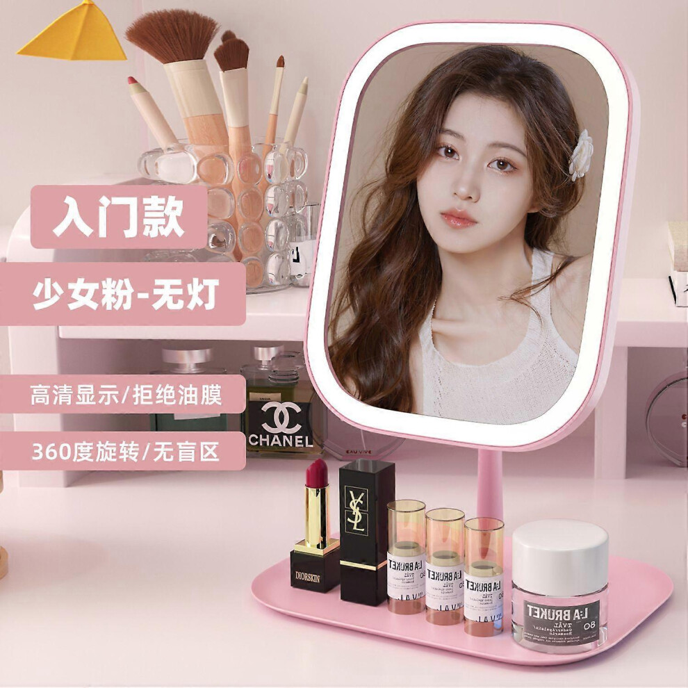 Makeup Mirror Bulb Thin Led Makeup Mirror Hd With Three-Color Mirror Portable Folding Fill Light
