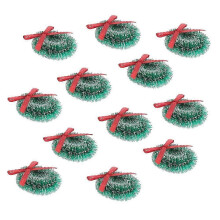 48 stuks kerstkrans kunstmatige slinger mini kerstboom hanger kerstversieringen