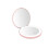 Magnifying mirror 9x9x1.8cm USB rechargeable battery powered foldable switch touch makeup mirror with 1