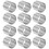 12 Pcs Kuchen Ring Formen Edelstahl Mousse Form Runde Kuchen Machen Form 2
