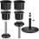 Accessori per base ombrellone da giardino, 2 pezzi, viti con manopola, base per supporto ombrellone, 1