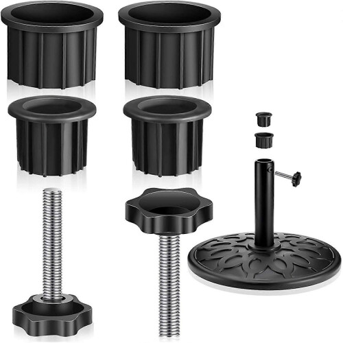 Accessori per base ombrellone da giardino, 2 pezzi, viti con manopola, base per supporto ombrellone,