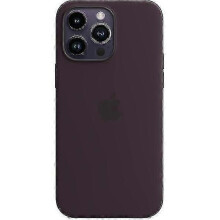 Custodia in silicone Apple con MagSafe per iPhone 14 Pro Max color sambuco